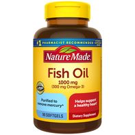 Nature Made Fish Oil 1000 mg Softgels️  DestGlow