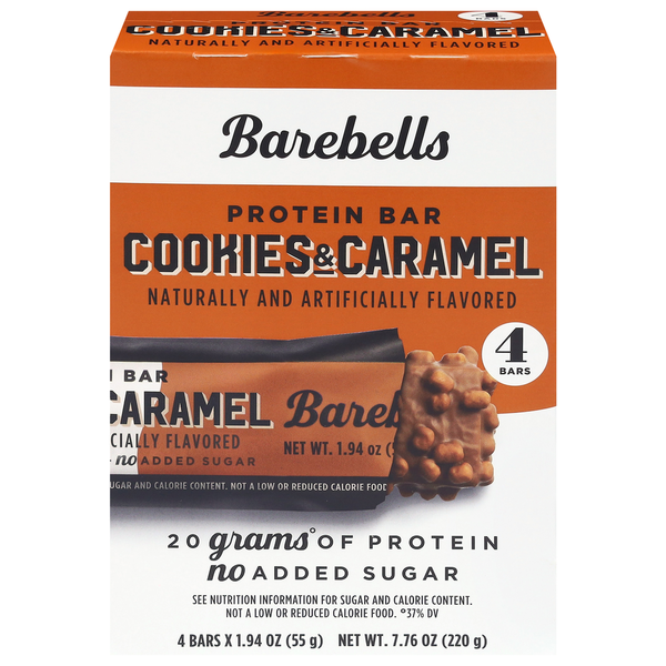 Barebells Cookies &amp; Caramel Protein Bar  DestGlow