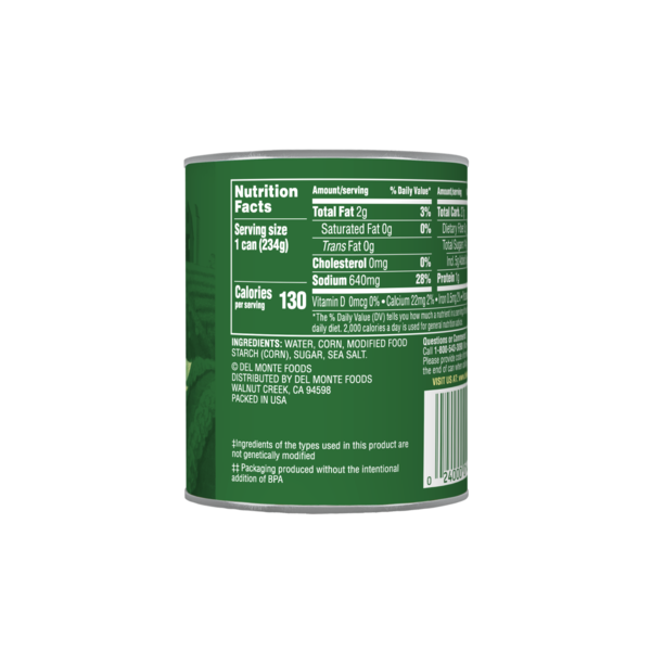 Del Monte Cream Style Golden Sweet Corn  DestGlow