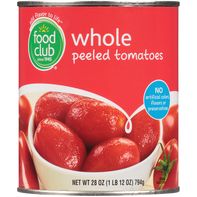Food Club Whole Peeled Tomatoes️  DestGlow