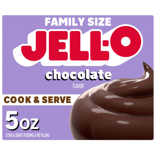 Jell-O Cook &amp; Serve Chocolate Pudding &amp; Pie Filling Mix  DestGlow