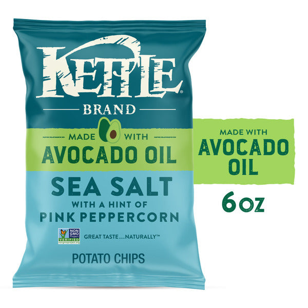 Kettle Brand Sea Salt Pink Peppercorn Chips  DestGlow