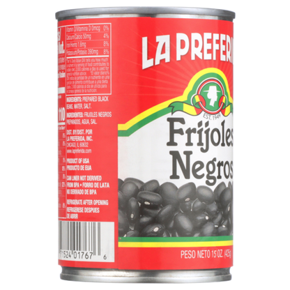 La Preferida Black Beans (Frijoles Negros)  DestGlow