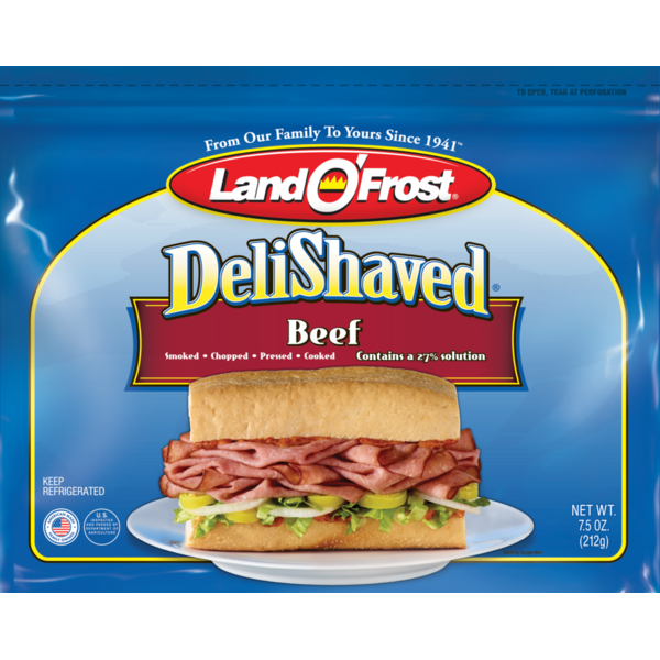 Land O’Frost DeliShaved Beef  DestGlow