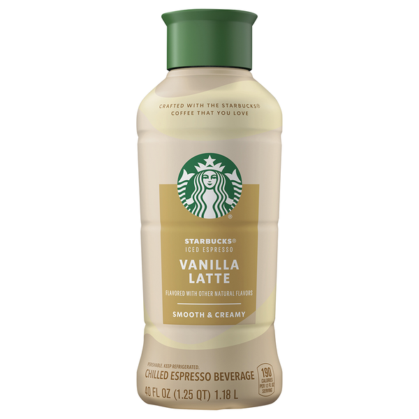 Starbucks Vanilla Latte Iced Espresso  DestGlow