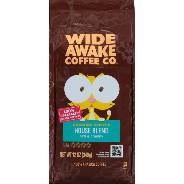 Wide Awake Bold Roast House Blend 100% Arabica Ground Coffee  DestGlow