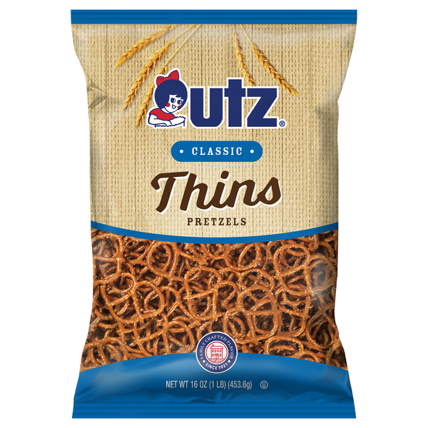 Utz Pretzels, Classic, Thins  DestGlow