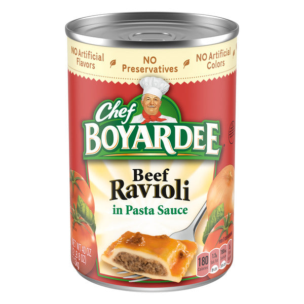 Chef Boyardee Beef Ravioli in Pasta Sauce, Ready-to-Eat Meal  DestGlow