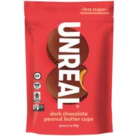 UNREAL Dark Chocolate Peanut Butter Cups  DestGlow