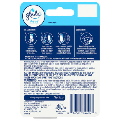 Glade PlugIns Scented Oil Air Freshener Warmer