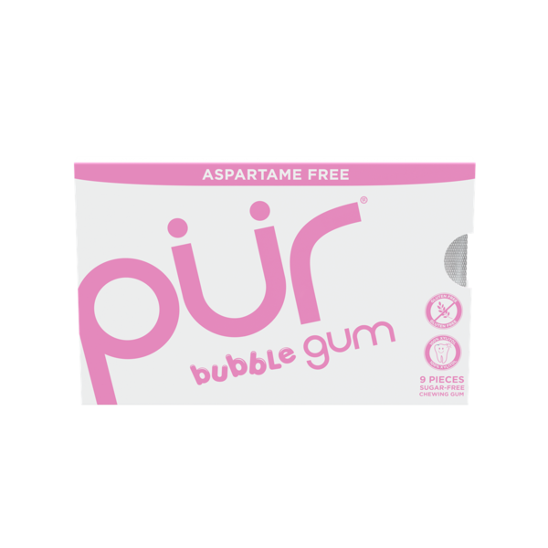 PÜR Bubblegum, Aspartame Free, 100% Xylitol Natural Flavored Gum  DestGlow