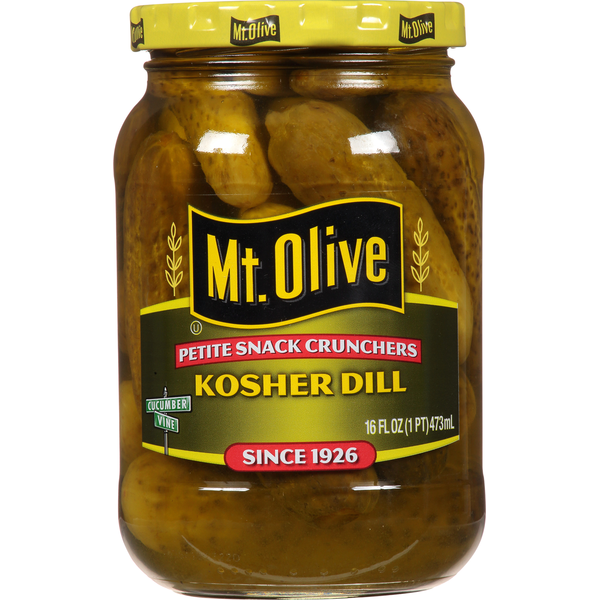 Mt. Olive Kosher Dill Petite Snack Crunchers Pickles  DestGlow
