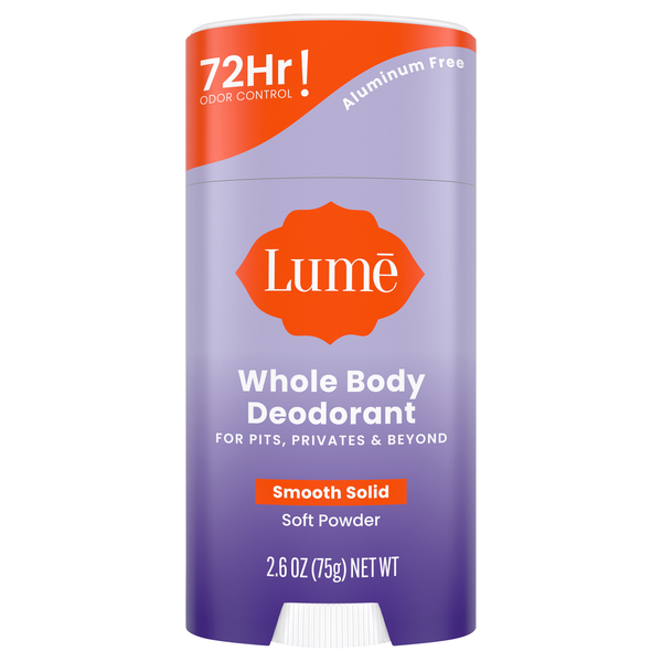 Lume Deodorant, Whole Body, Smooth Solid, Soft Powder  DestGlow