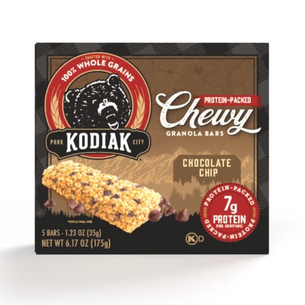 Kodiak Chocolate Chip Chewy Bars  DestGlow