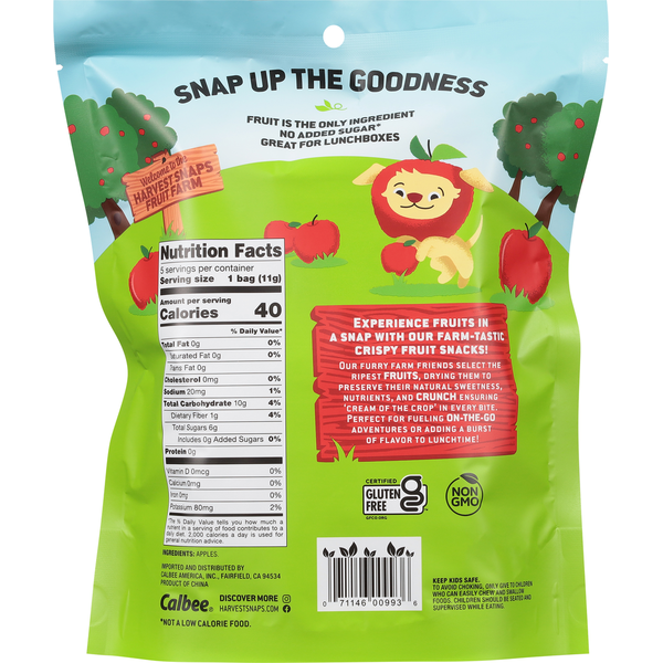 Harvest Snaps Crispy Apples  DestGlow