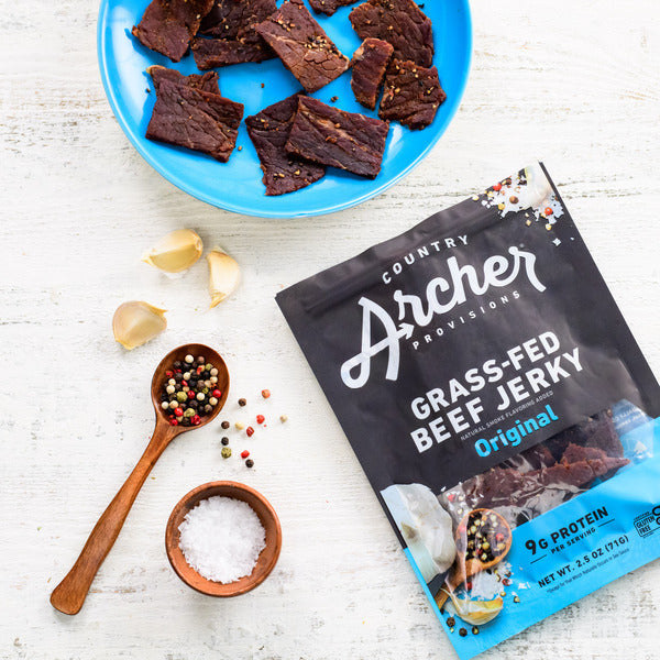 Country Archer Beef Jerky, Original, Grass-Fed  DestGlow
