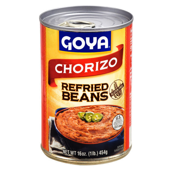 Goya Refried Beans, with Chorizo  DestGlow