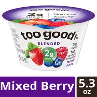 Too Good &amp; Co. Blended Mixed Berry Yogurt-Cultured...
️  DestGlow