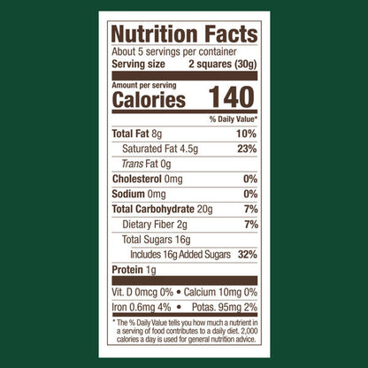 Ghirardelli Dark Chocolate Mint Squares