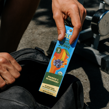 Solely: Fruit Jerky Mango &amp; Blueberry, Organic, Single Strip