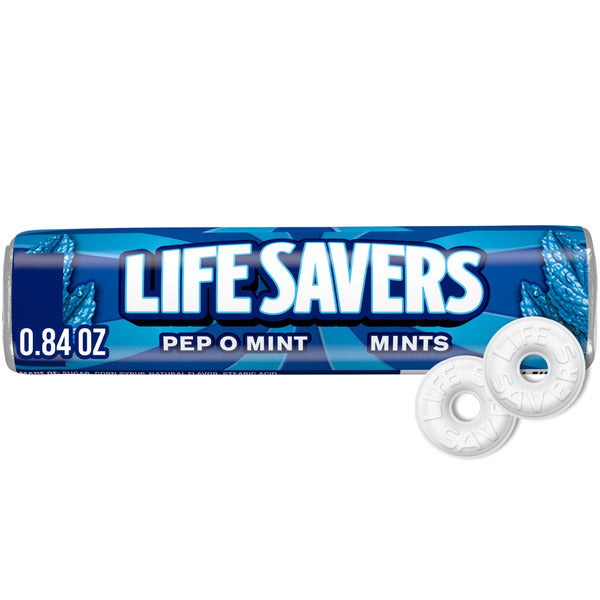 Life Savers PepOMint Breath Mints Hard Candy Roll  DestGlow