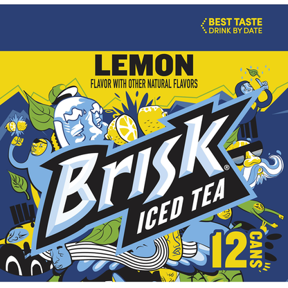 Brisk Lemon Iced Tea 12 Pack