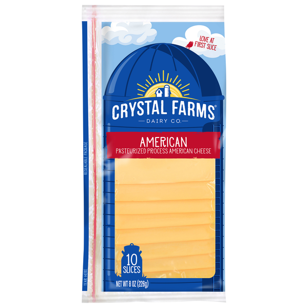 Crystal Farms Cheese, American  DestGlow