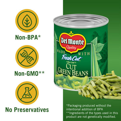 Del Monte BLUE LAKE Cut Green Beans, Canned Vegetables