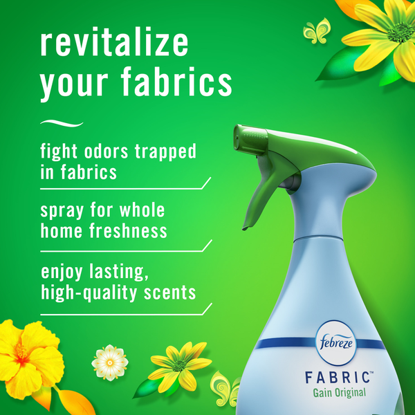 Febreze Odor-Fighting Fabric Refresher with Gain Original Scent  DestGlow