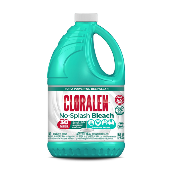 Cloralen No-Splash Household Cleaning Liquid Bleach  - Unscented