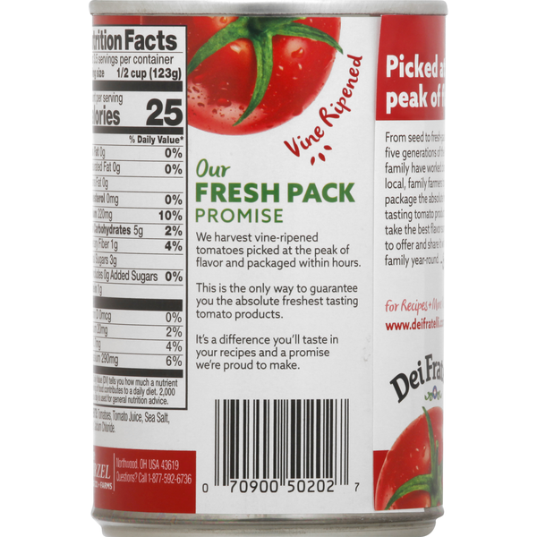Dei Fratelli Tomatoes, Petite Diced  DestGlow