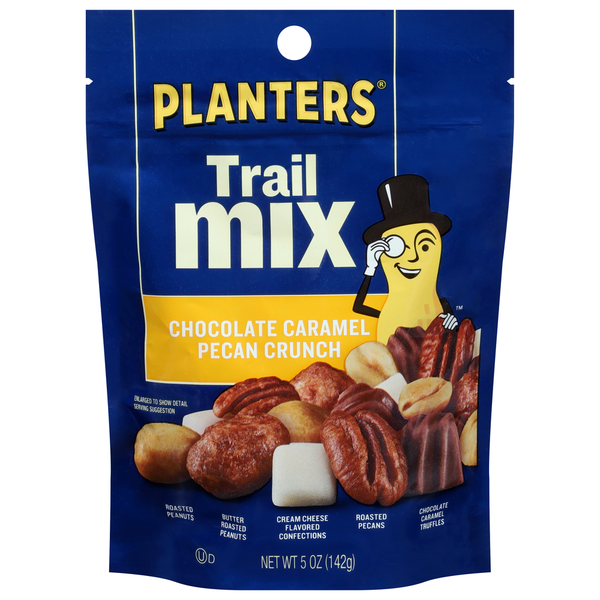 Planters Chocolate Caramel Pecan Crunch Trail Mix  DestGlow