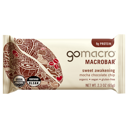 GoMacro Mocha Chocolate Chip MacroBar