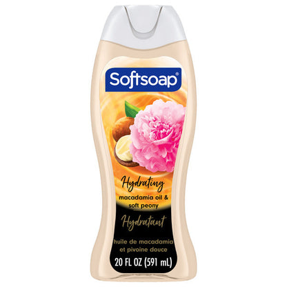 Softsoap Moisturizing Body Wash Gel, Macadamia Oil &amp; Soft Peony