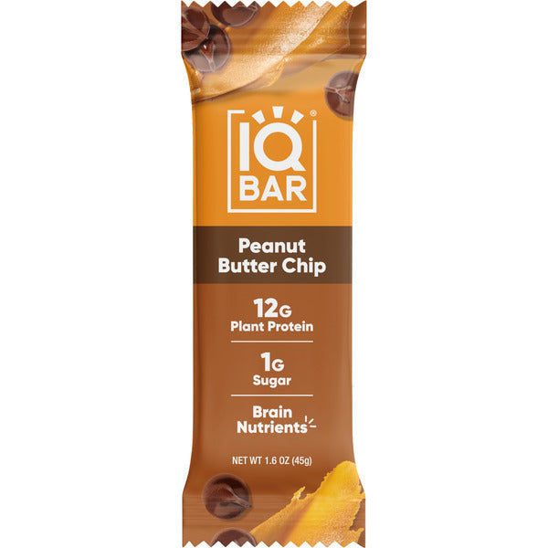 IQBAR Peanut Butter Chip, Keto + Vegan Protein Bar  DestGlow