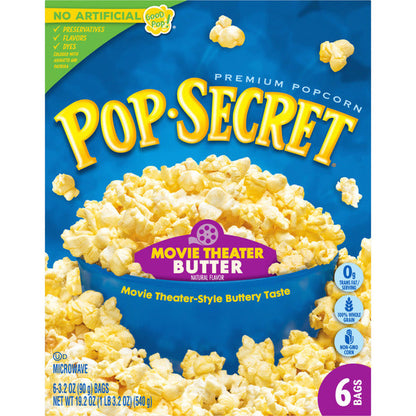 Pop Secret Movie Theater Butter Popcorn