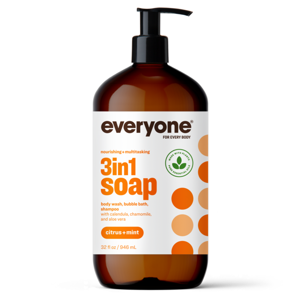 Everyone Citrus + Mint 3 in 1 Soap  DestGlow