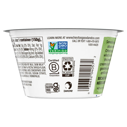 Too Good &amp; Co. Zero Sugar Blueberry Yogurt-Cultured Ultra-Filtered Low Fat Milk Product, Gluten Free, Keto Friendly, 5.3 oz Cup