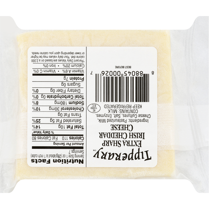 Tipperary Cheese, Irish Cheddar, Extra Sharp