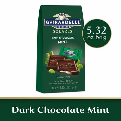 Ghirardelli Dark Chocolate Mint Squares