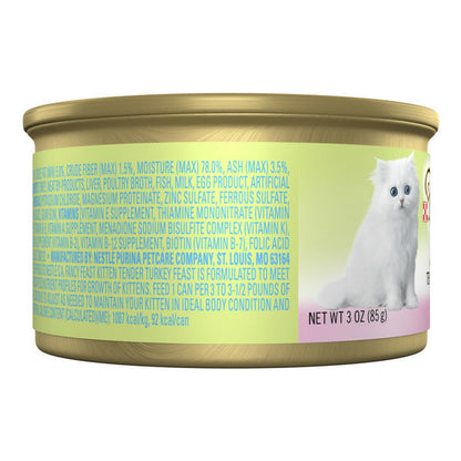 Purina Fancy Feast Pate Wet Kitten Food, Tender Turkey Feast