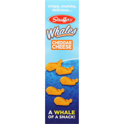Stauffers Whales Baked Cheddar Cheese Crackers