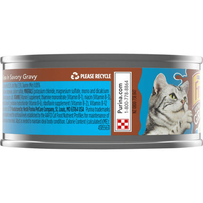 Purina Friskies Gravy Pate Wet Cat Food, Extra Gravy Pate With Tuna in Savory Gravy  DestGlow