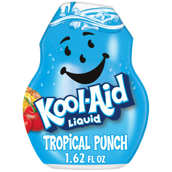 Kool-Aid Liquid Tropical Punch Naturally Flavored Soft Drink Mix  DestGlow