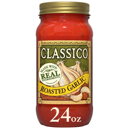 Classico Roasted Garlic &amp; Tomato Spaghetti Pasta Sauce