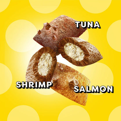TEMPTATIONS MixUps Crunchy and Soft Cat Treats Surfers&