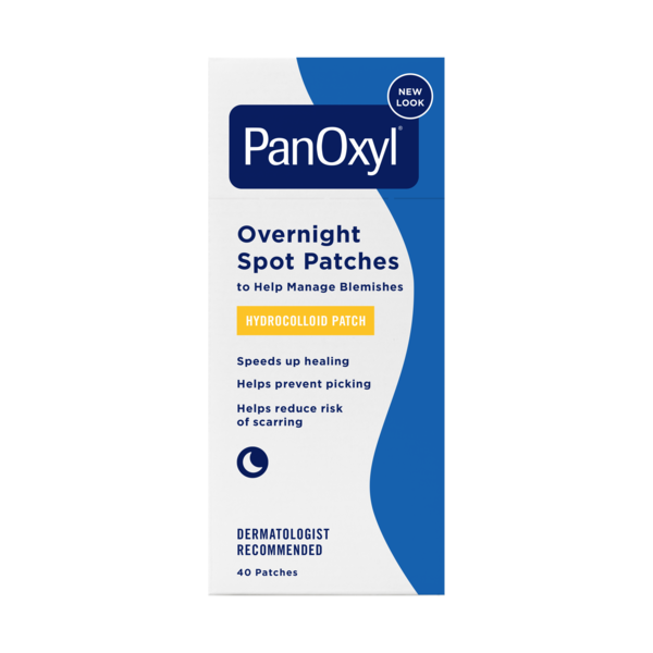 PanOxyl Overnight Spot Patches, Clear Latex Free Hydrocolloid Dots  DestGlow
