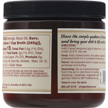 Orrington Farms Chicken Flavored Broth Base &amp; Seasoning