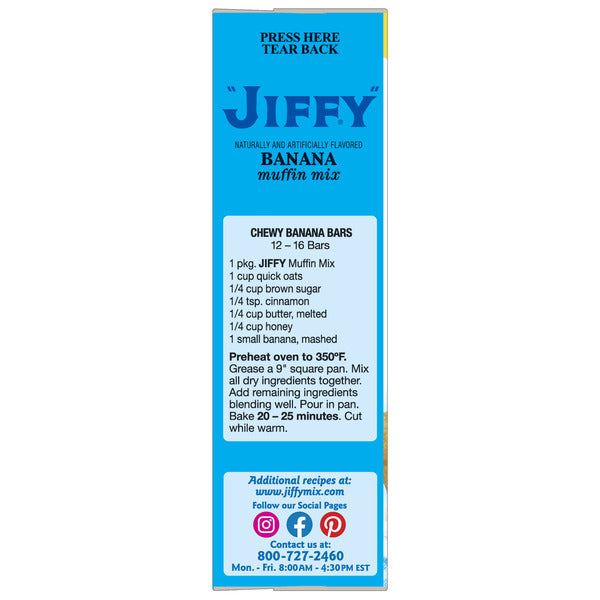 Jiffy® Banana Muffin Mix