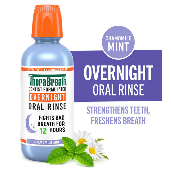 TheraBreath Chamomile Mint Overnight Oral Rinse  DestGlow